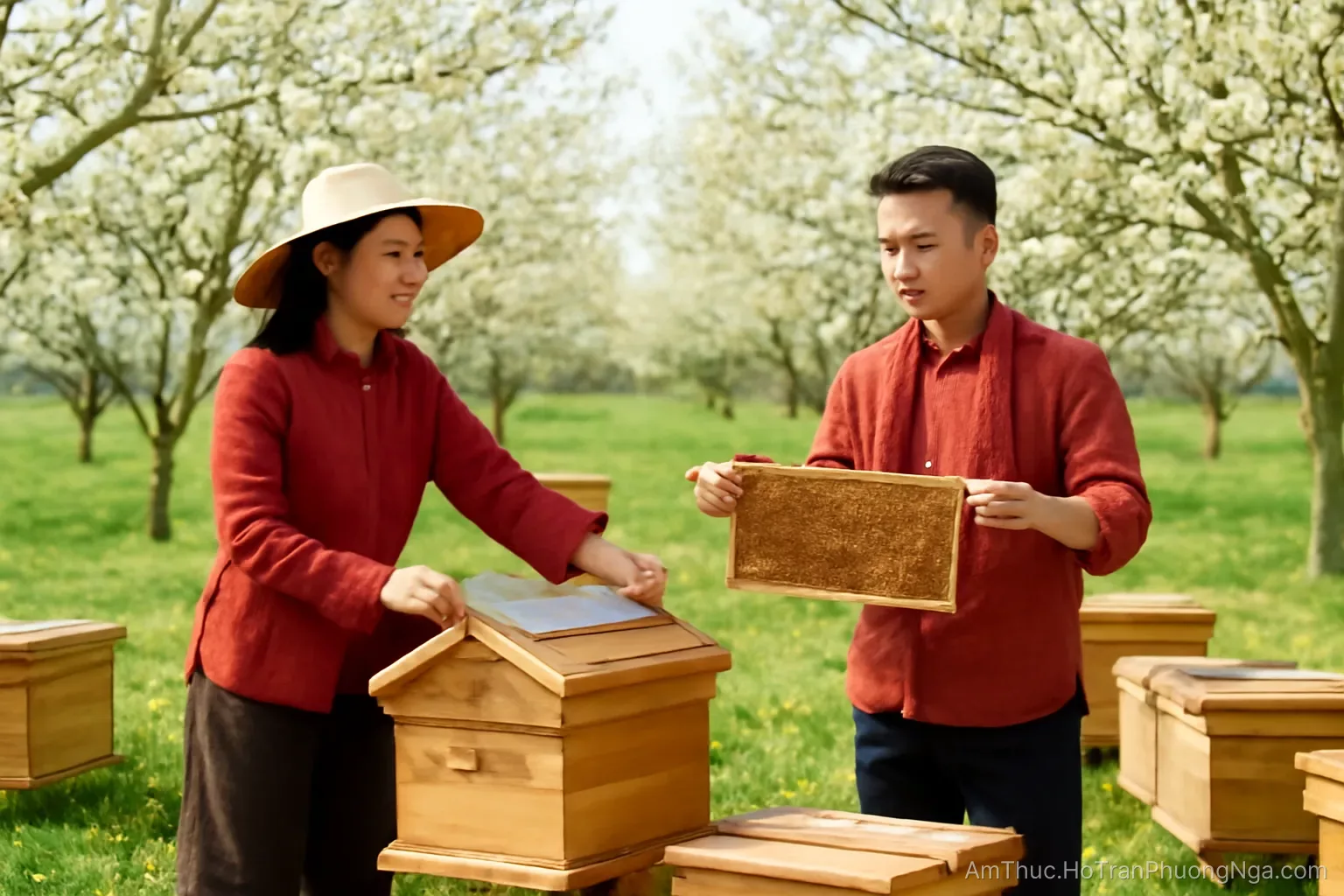 Nuôi ong ở miền Bắc: bài toán qua đông và mùa hoa vải nhãn