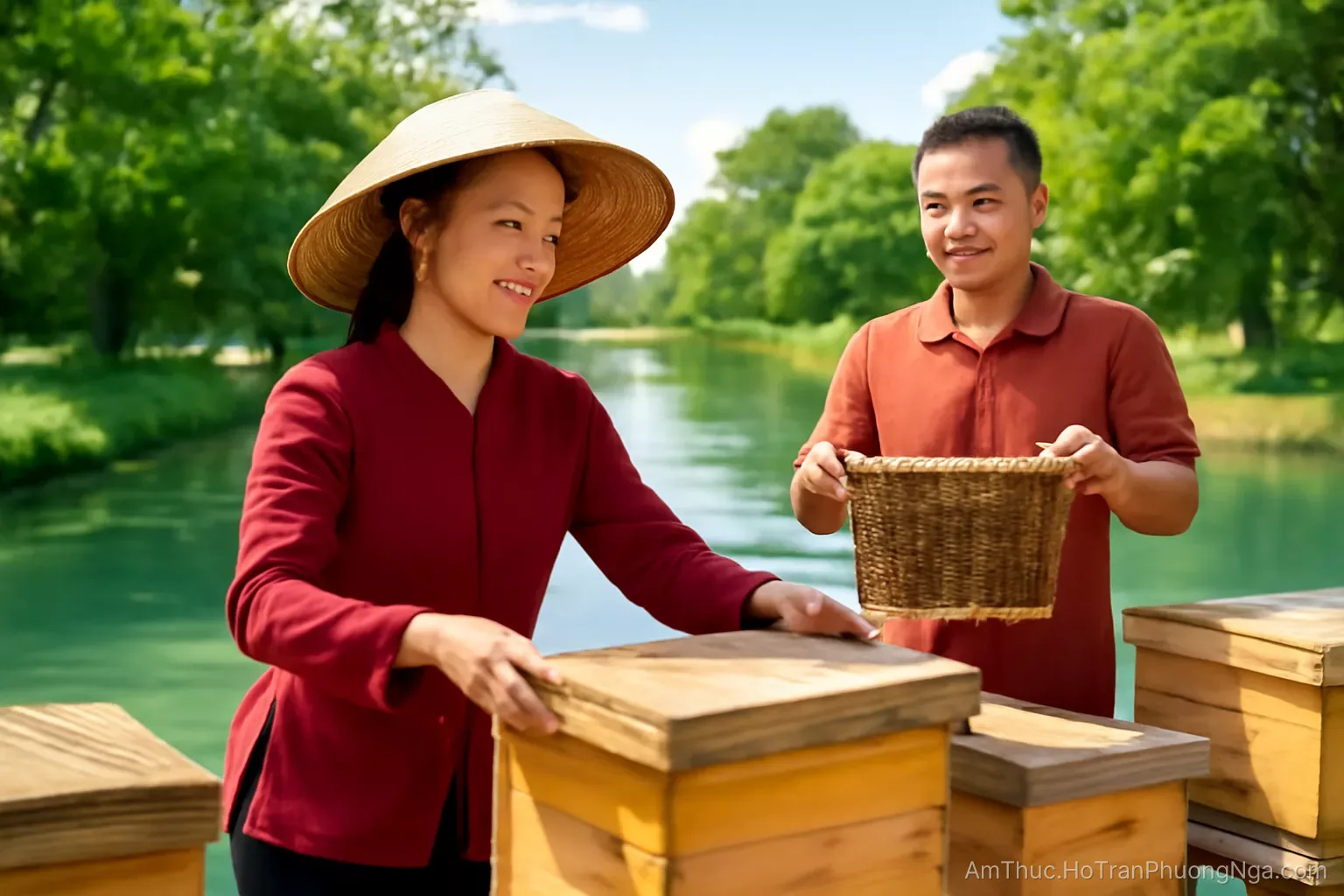 Nuôi ong ở miền Tây: mùa hoa tràm, hoa nhãn và sức ép của nước mặn