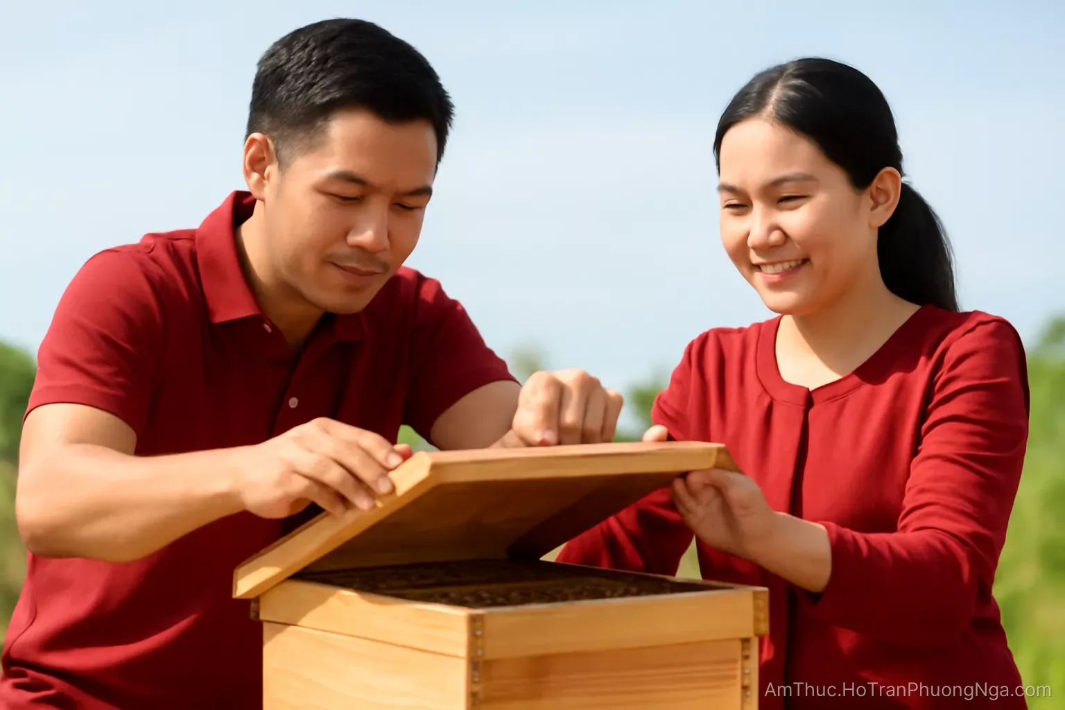 Tổ ong dú khác tổ ong mật, nên cách thu mật phải khác